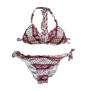 T-Back Ruffle Trim Bikini